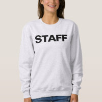 Women's Basic Ash Grey Sweatshirts Staff Member