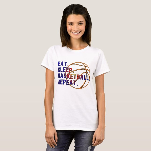 Women's Basic ฺBasketball T-Shirt (Front Full)