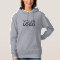 Women's Basic Hooded Sweatshirt - Grey
