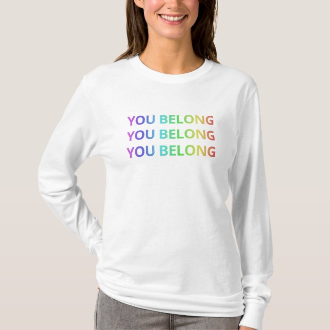Women's Basic Pride Long Sleeve T-Shirt (Front)