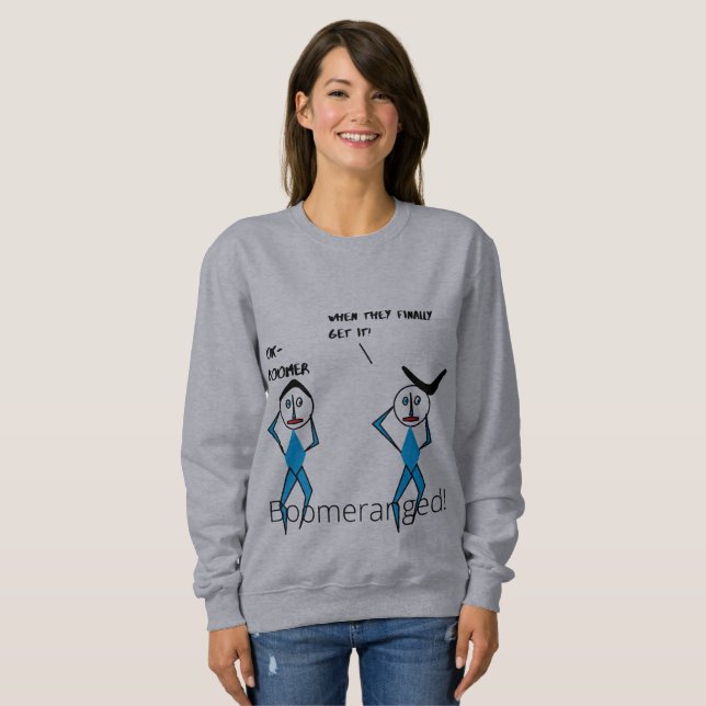 Women's Basic Sweatshirt Boomeranged (Front Full)