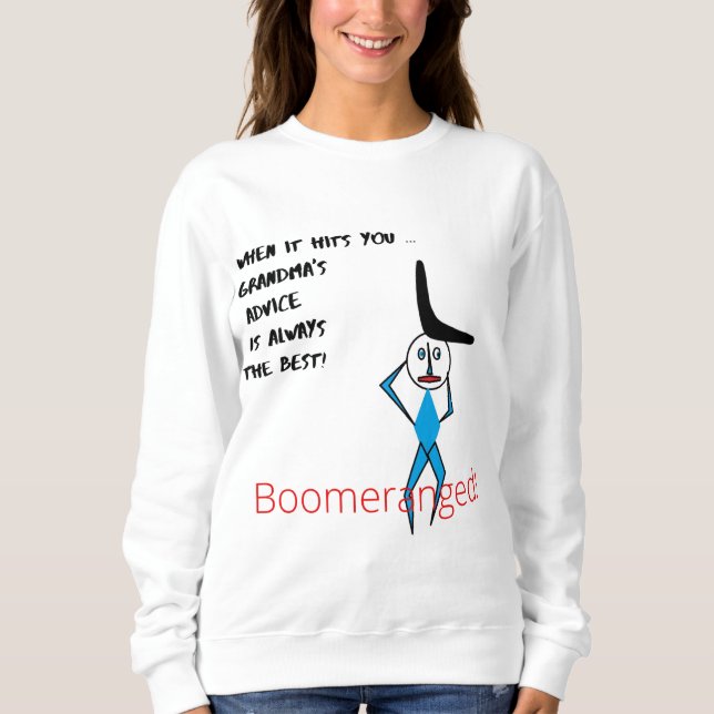 Women's Basic Sweatshirt Boomeranged (Front)