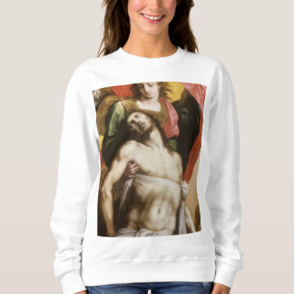 Women's Basic Sweatshirt THE ANGEL SUPPORTS THE DE