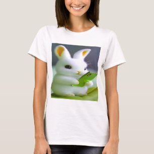 Women's Basic T-Shirt – Colourful Digital Design