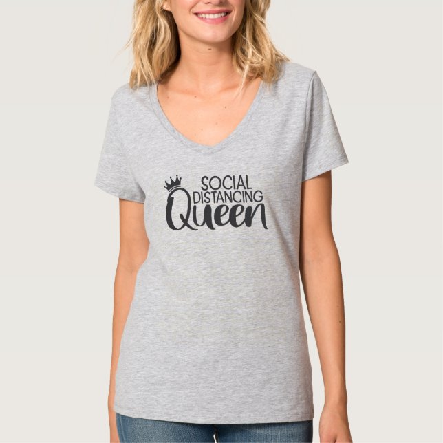 Women's Basic V-Neck T-Shirt (Front)