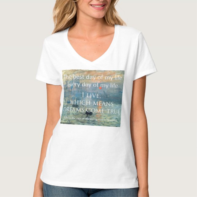 Women's Basic V-Neck T-Shirt (Front)