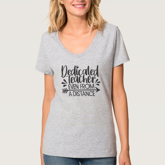 Women's Basic V-Neck T-Shirt (Front)