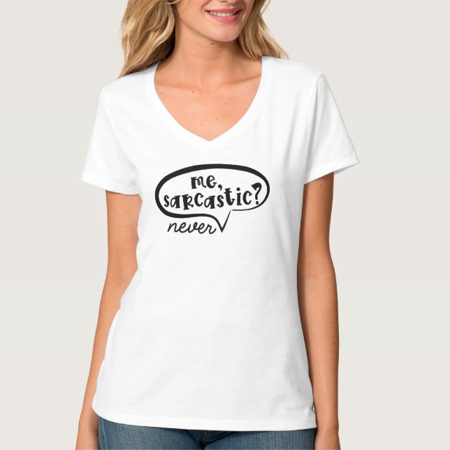 Women's Basic V-Neck T-Shirt (Front)