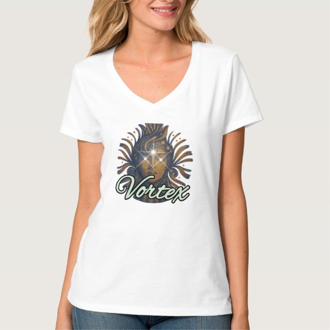 Women's Basic V-Neck T-Shirt (Front)