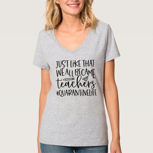 Women's Basic V-Neck T-Shirt (Front)