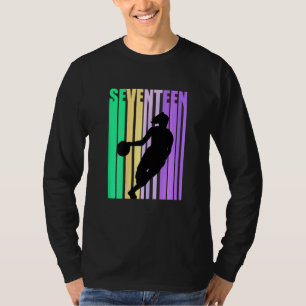 Womens Basketball 17th Birthday Womens Retro 17 Se T-Shirt