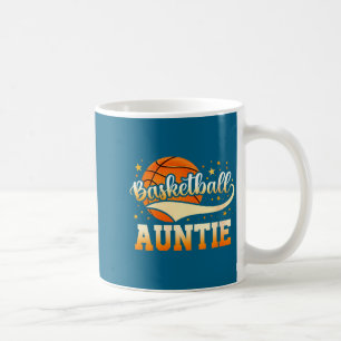 Women's basketball auntie coffee mug