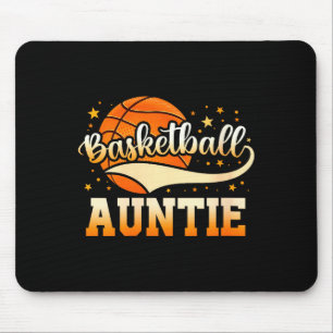 Women's basketball auntie mouse pad