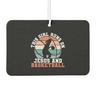 Womens basketball car air freshener