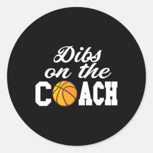 Women's Basketball Coach - Basketball Coach Gift - Classic Round Sticker