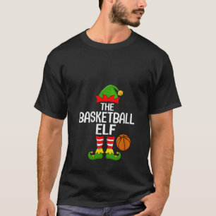 Womens Basketball Elf Xmas Matching Family Elf Squ T-Shirt