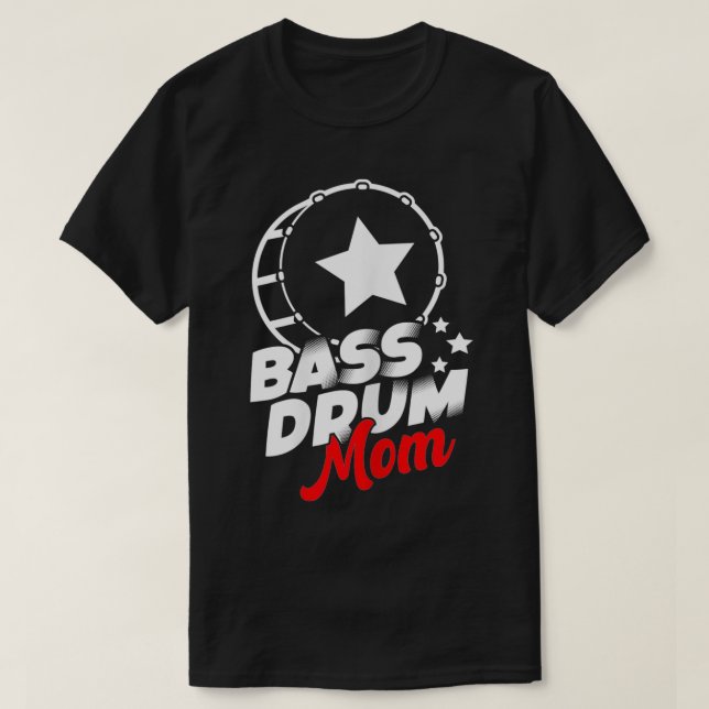 Womens Bass Drum Mum  T-Shirt (Design Front)