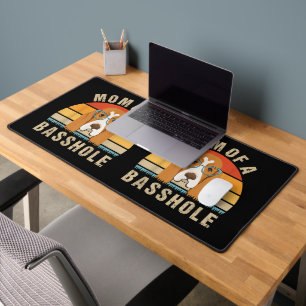 Women's Basset Hound Presents Funny Mum Of A Bassh Desk Mat