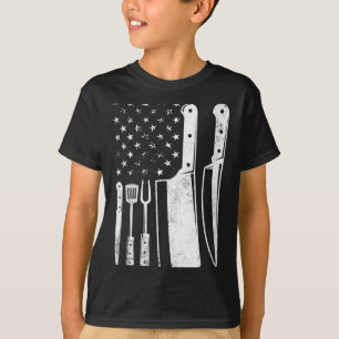 Women's bbq usa flag patriotic fourth of july T-Shirt