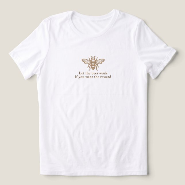 Women's Bee Tri-Blend Shirt (Design Front)
