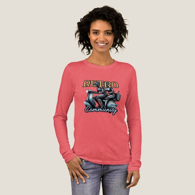 Women's Bella+Canvas Tri-blend Long Sleeve Shirt,  Shirt (Full Front)