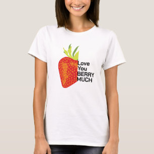 Women's Berry Shirt, Retro Strawberry T-Shirt