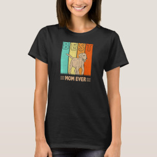 Womens Best Afador Dog Mom Ever Retro Graphic Mama T-Shirt