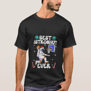 Womens Best Astronaut Ever Christmas Basketball Ho T-Shirt