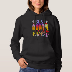 Womens Best Auntie Ever Mother's Day Hoodie