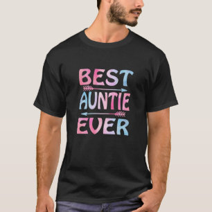 Womens Best Auntie Ever Mother's Day T-Shirt