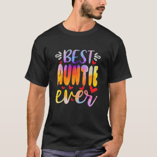 Womens Best Auntie Ever Mother's Day T-Shirt