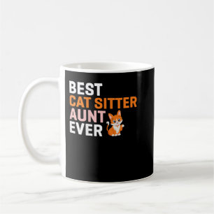 Womens Best Cat Sitter Aunt Ever Coffee Mug