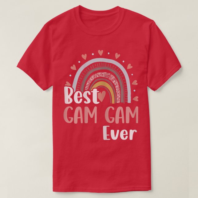 Womens Best Gam Gam Ever Mothers Day Mom Grandma H T-Shirt (Design Front)