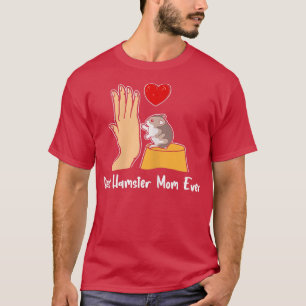 Womens Best Hamster Mum Ever Best Hamster Mama Gui T-Shirt