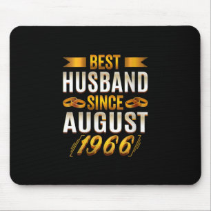 Womens Best Husband Since August 1966 - Funny 54th Mouse Pad