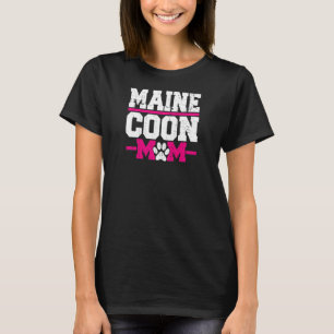 Womens Best Maine Coon Mum Maine Coon Owner Cat Lo T-Shirt