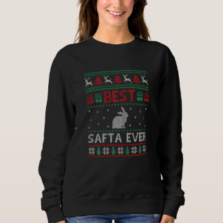 Womens Best Safta Ever  Group Matching Safta Chris Sweatshirt