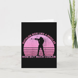 Womens Biathlon Ski Biathlet Winter Sports Cross-c Card