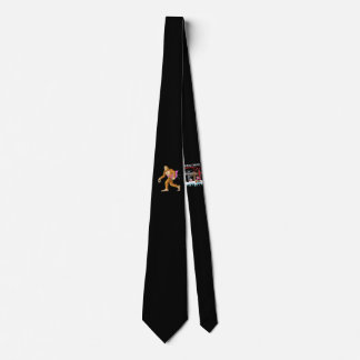 Womens Bigfoot With Flamingo Animal Costume Gift Tie