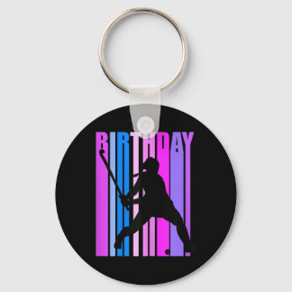 Womens Birthday Field Hockey Player Sports Girls T Key Ring