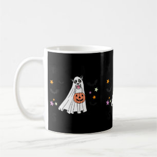 Womens Black And White Border Collie Boo Dog Coffee Mug