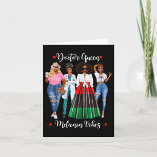 Womens Black Doctor Black Lives Dr Coffee Lover Me Card