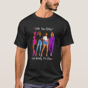 Womens Black Girls Trip Baby Vacatiholiday Sum T-Shirt