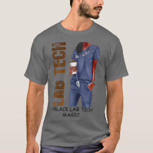 Womens Black Lab Tech Women Pride Month Lab Tech V T-Shirt