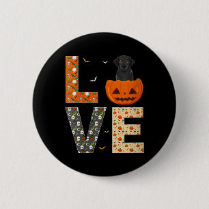 Womens Black Labrador Dog Lovers Boys Girls Funny 6 Cm Round Badge