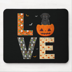Womens Black Labrador Dog Lovers Boys Girls Funny Mouse Pad