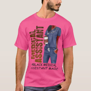 Womens Black Medical Assistant Women Pride Month M T-Shirt