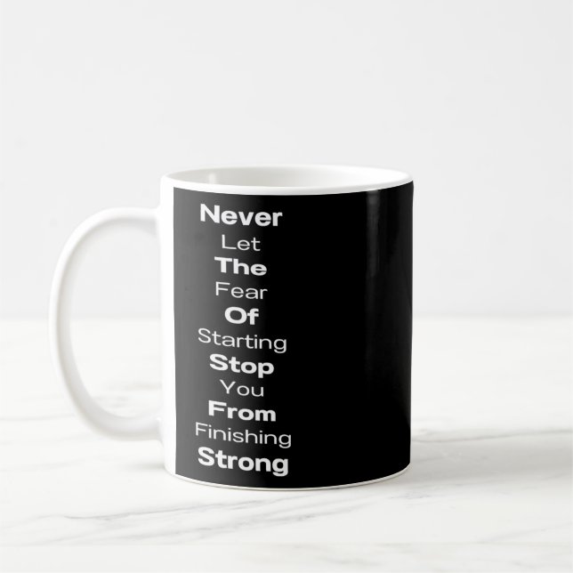 Women's Black Quoted  #12 Coffee Mug (Left)