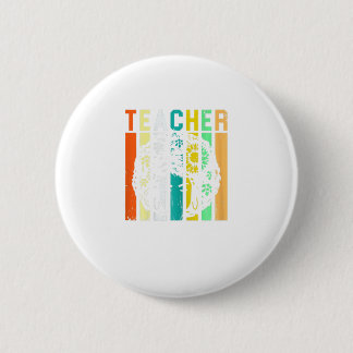 Womens Black Woman Teacher Afro Retro Black Histor 6 Cm Round Badge