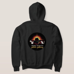 Women's black zip hoodie